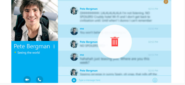 Skype删除消息是双向的吗？_Skype网页版